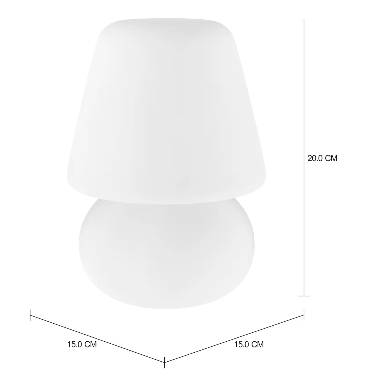 LUMINÁRIA DE MESA PLASLIGHT - BRANCO - Foto 2