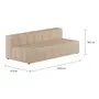 SOFÁ MODULAR 3 LUGARES SOFO - BEGE - Foto 4