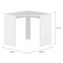 MESA DE CANTO 80 CM X 80 CM WINK - BRANCO - Foto 6