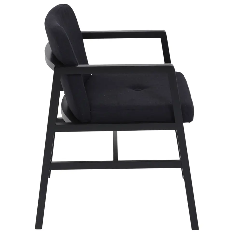 POLTRONA CEIBO - PRETO/PRETO - Foto 4