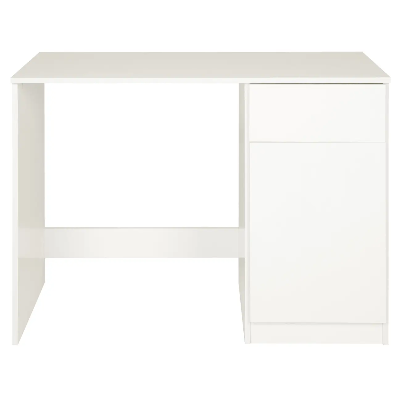 ESCRIVANINHA 1 PORTA/1 GAVETA 1 M X 45 CM GAP - BRANCO - Foto 1
