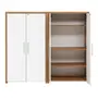 CONJUNTO C/2 ARMÁRIOS ALTOS BOSS - OAK TAMMI/BRANCO - Foto 2