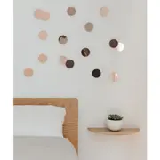 ADORNO DE PAREDE COM 16 CONFETTI - COBRE - Foto 3