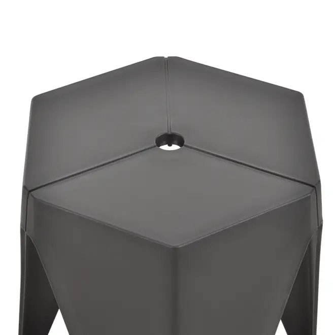 BANCO EMPILHÁVEL BAIXO TRILOSANGO - PRETO - Foto 3