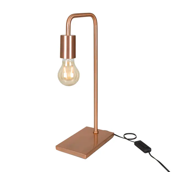LUMINÁRIA DE MESA PIPE - COBRE - Foto 2