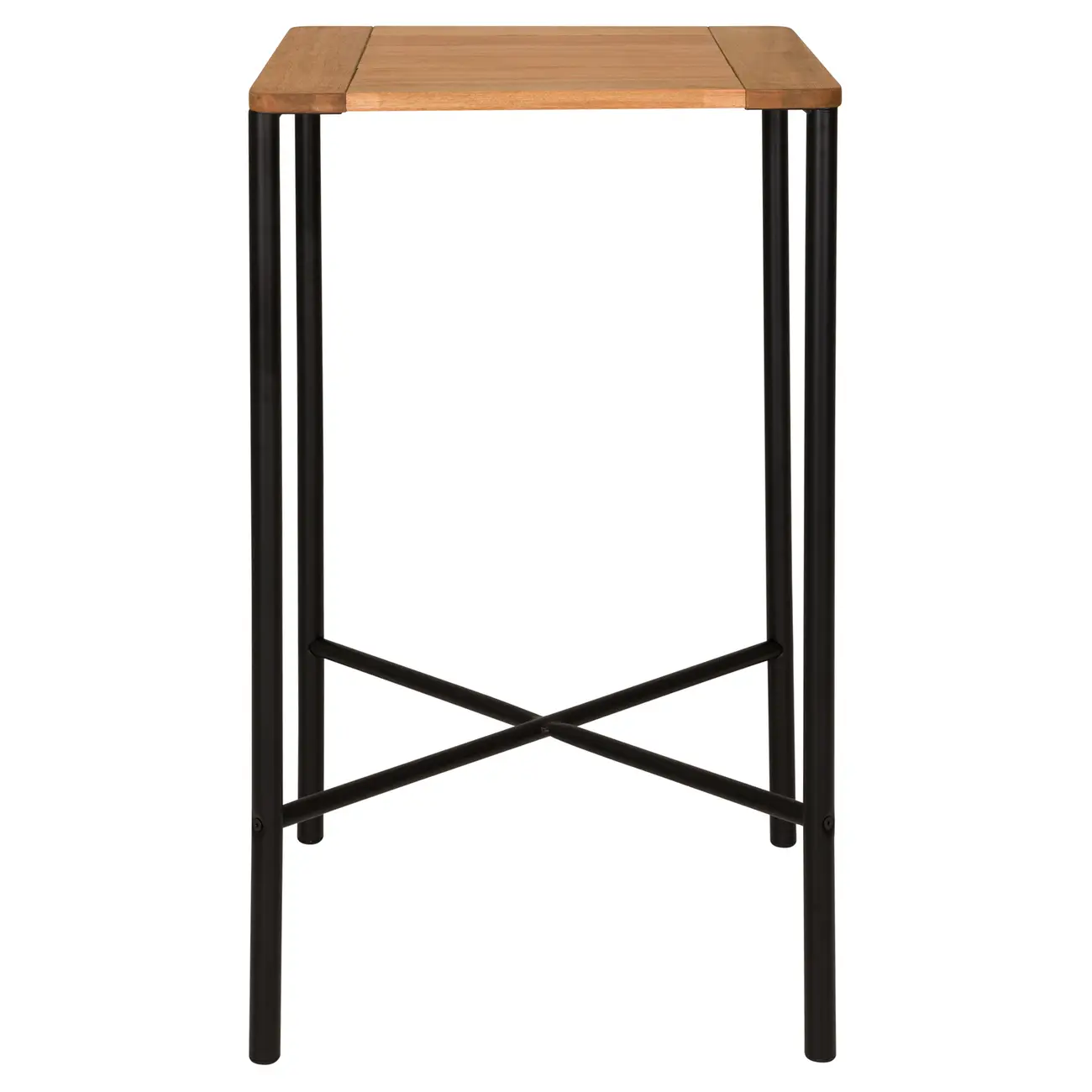 MESA ALTA 60 CM X 60 CM FABRIC - PRETO/EUCALIPTO - Foto 2