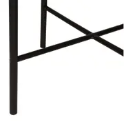 MESA ALTA 60 CM X 60 CM FABRIC - PRETO/EUCALIPTO - Foto 4