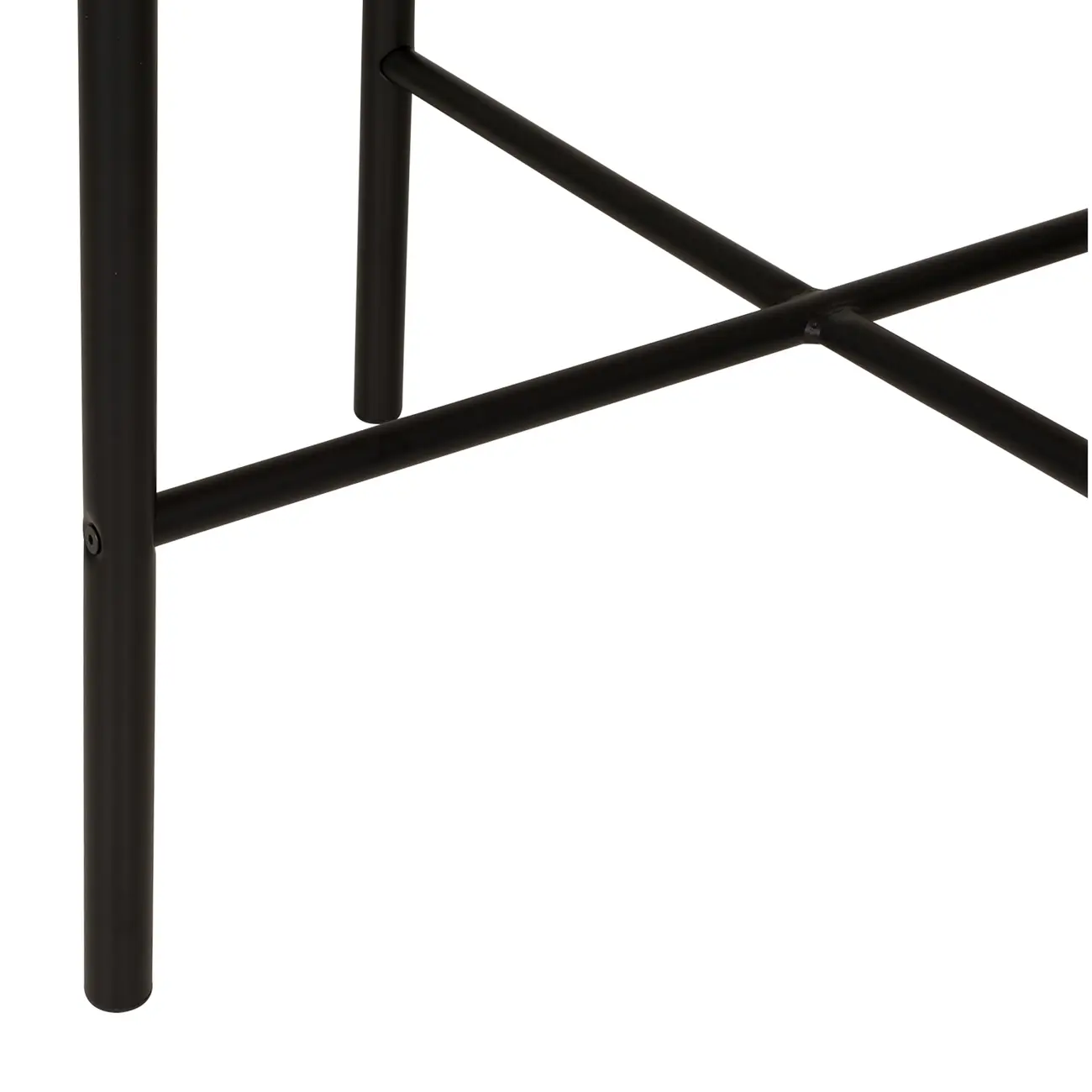MESA ALTA 60 CM X 60 CM FABRIC - PRETO/EUCALIPTO - Foto 4