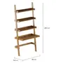 ESTANTE/ESCRIVANINHA 98 CM X 2,08 M MANGOOD - NOZES - Foto 5