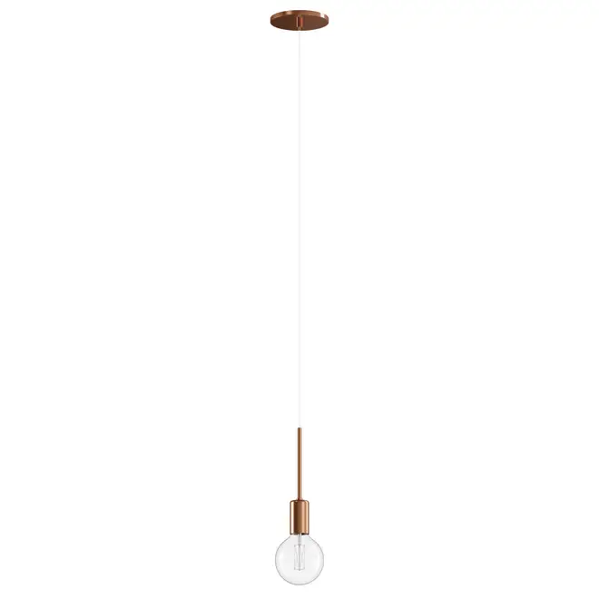 LUMINÁRIA DE TETO PIPE - COBRE - Foto 1