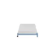 CAMA DE SOLTEIRO INFERIOR 78 CM FLAT - AZUL CLARO - Foto 2
