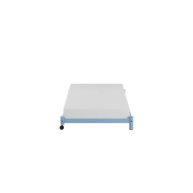 CAMA DE SOLTEIRO INFERIOR 78 CM FLAT - AZUL CLARO - Foto 2