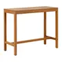 MESA ALTA/APARADOR PARA ÁREA EXTERNA 1,20 M X 50 CM PIPA - CASTANHA DE CAJU - Foto 5