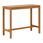 MESA ALTA/APARADOR PARA ÁREA EXTERNA 1,20 M X 50 CM PIPA - CASTANHA DE CAJU - Foto 5