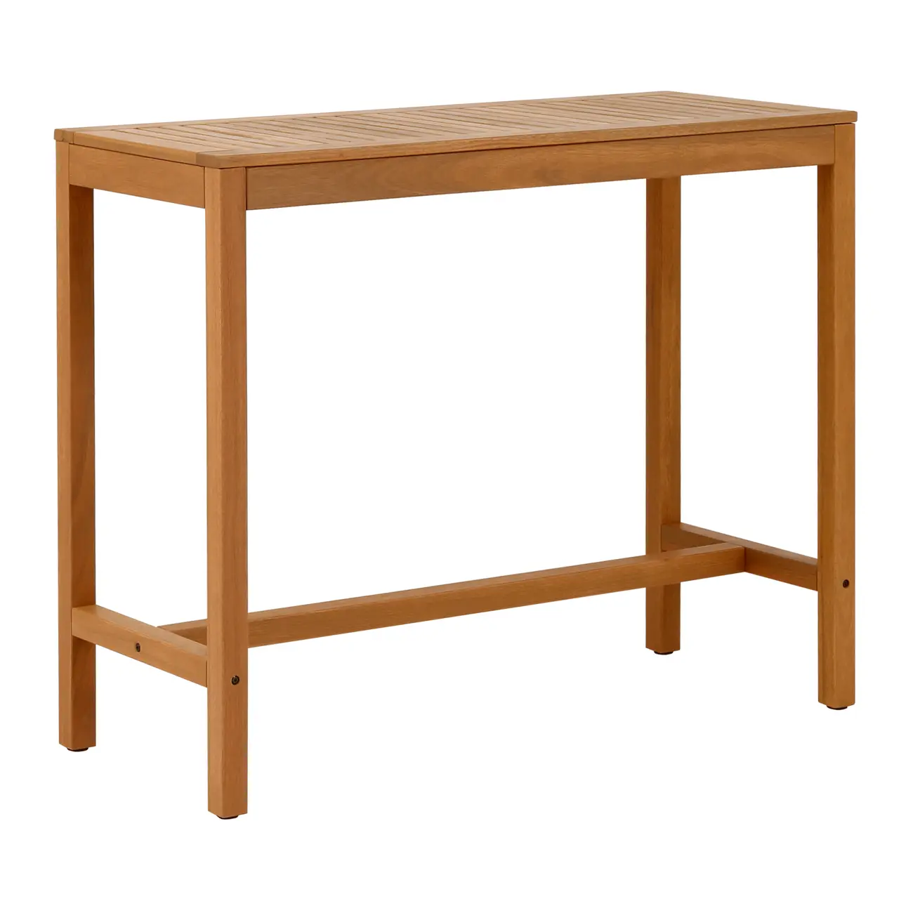 MESA ALTA/APARADOR PARA ÁREA EXTERNA 1,20 M X 50 CM PIPA - CASTANHA DE CAJU - Foto 5