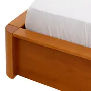CAMA CASAL COM 2 GAVETAS 1,38 M MANDU - AMÊNDOA - Foto 8
