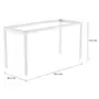 BASE DE MESA 1,45 M X 60 CM METRIC - BRANCO - Foto 2
