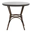 MESA PARA ÁREA EXTERNA REDONDA 80 CM BISTRÔ