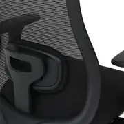 CADEIRA DE ESCRITÓRIO NEXT - PRETO/PRETO - Foto 6