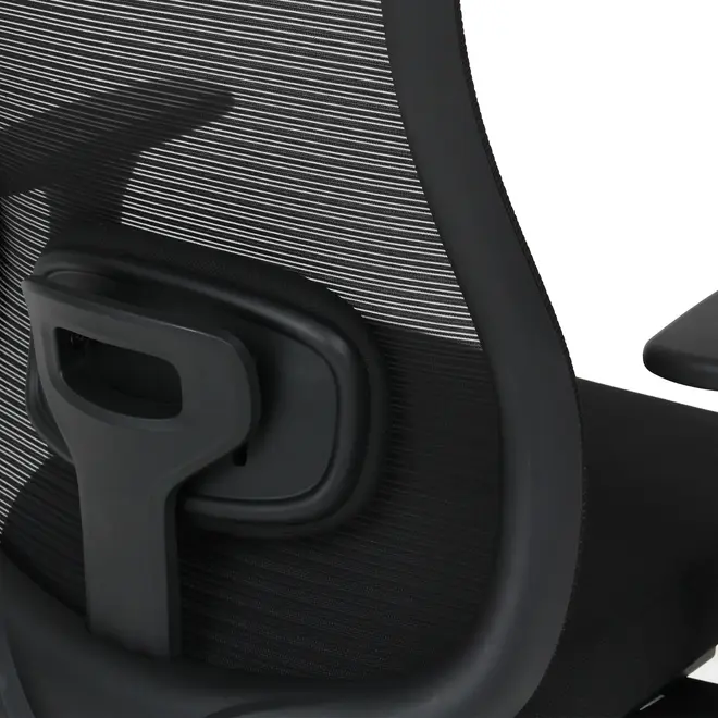 CADEIRA DE ESCRITÓRIO NEXT - PRETO/PRETO - Foto 6