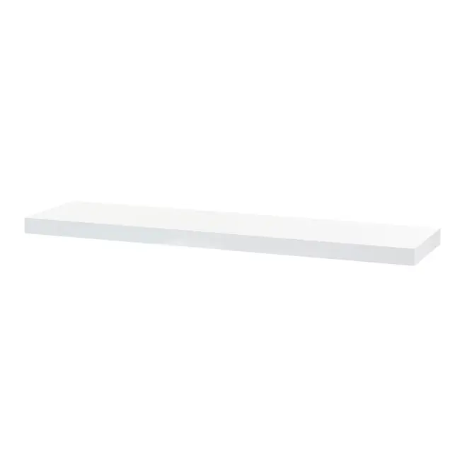 PRATELEIRA 4 CM X 1 M X 25 CM BALANCE - BRANCO - Foto 2