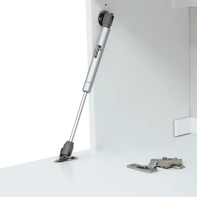 RACK SUSPENSO 2 PORTAS BASCULANTE 1,63 M X 28 CM FIT IN - BRANCO - Foto 9