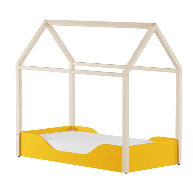 CAMA MONTESSORI JÚNIOR 78 CM PIN PLAY - BANANA/NATURAL WASHED - Foto 25