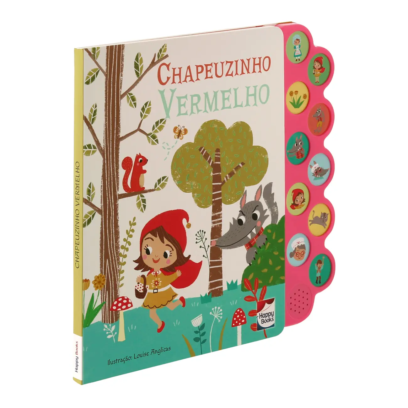 ENCANTADAS SONOROS: CHAPEUZINHO VERMELHO LIVRO INFANTIL - MULTICOR - Foto 3