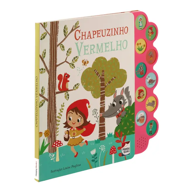ENCANTADAS SONOROS: CHAPEUZINHO VERMELHO LIVRO INFANTIL - MULTICOR - Foto 3