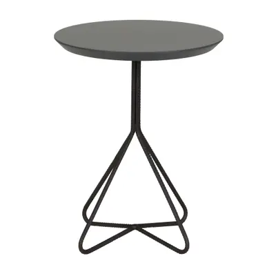 MESA LATERAL BAIXA REDONDA 40 CM CONSTRUCTION