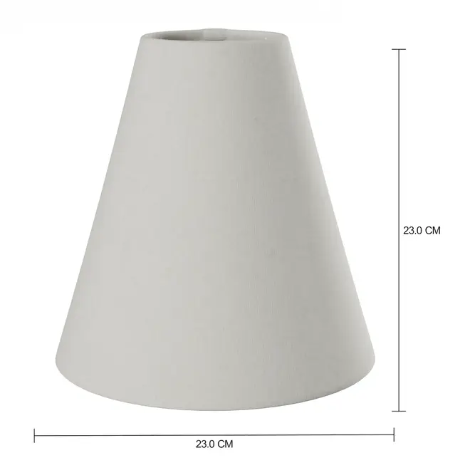 CÚPULA F LUZ 23 CM X11 CM 23 CM - NATURAL - Foto 2