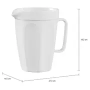 JARRA 1,5 L PINGADA - BRANCO - Foto 2