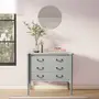CÔMODA 3 GAVETAS 90 CM X 50 CM REGENCE - CINZA PROVENCE - Foto 5