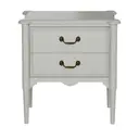 CINZA PROVENCE - MESA DE CABECEIRA 2 GAVETAS REGENCE