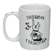 CANECA 160 ML FOFOQUEIRA - BRANCO/PRETO - Foto 3