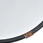 ESPELHO REDONDO 60 CM RADIANT - PRETO/FIBRA CLARA - Foto 4