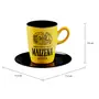 XÍCARA CAFÉ 50 ML MAIZENA - AMARELO/PRETO - Foto 2