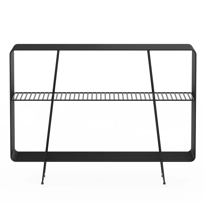 APARADOR 1,15 M X 36 CM TELMA - PRETO - Foto 1