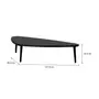 MESA DE CENTRO 1,27 M X 60 CM CHER - PRETO - Foto 5