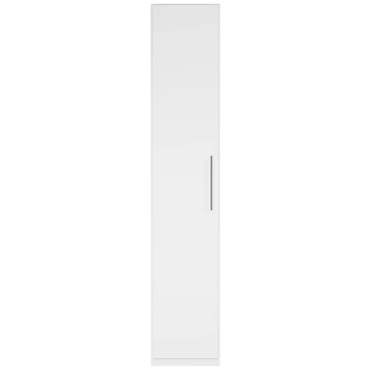 GUARDA-ROUPA 1 PORTA 5 PRATELEIRAS 45 MAXIMUS - BRANCO - Foto 1