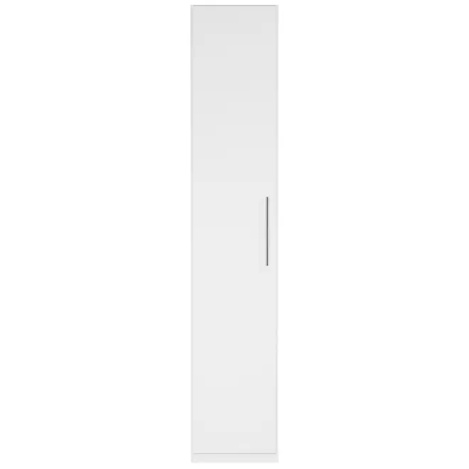 GUARDA-ROUPA 1 PORTA 5 PRATELEIRAS 45 MAXIMUS - BRANCO - Foto 1