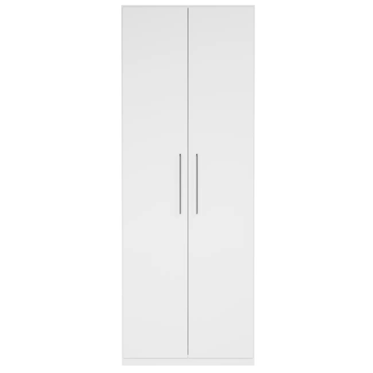 GUARDA-ROUPA 2 PORTAS 5 PRATELEIRAS 45 MAXIMUS - BRANCO - Foto 1