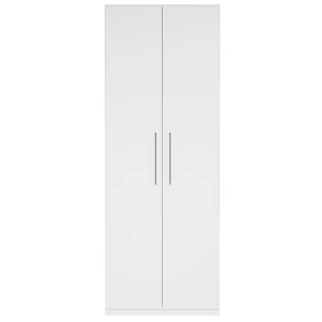 GUARDA-ROUPA 2 PORTAS 5 PRATELEIRAS 45 MAXIMUS - BRANCO - Foto 1