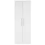 BRANCO - GUARDA-ROUPA 2 PORTAS 5 PRATELEIRAS 45 MAXIMUS