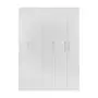BRANCO - GUARDA-ROUPA DE CASAL 5 PORTAS 3 GAVETAS 35 MAXIMUS