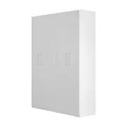 GUARDA-ROUPA DE CASAL 5 PORTAS 3 GAVETAS 35 MAXIMUS - BRANCO - Foto 2