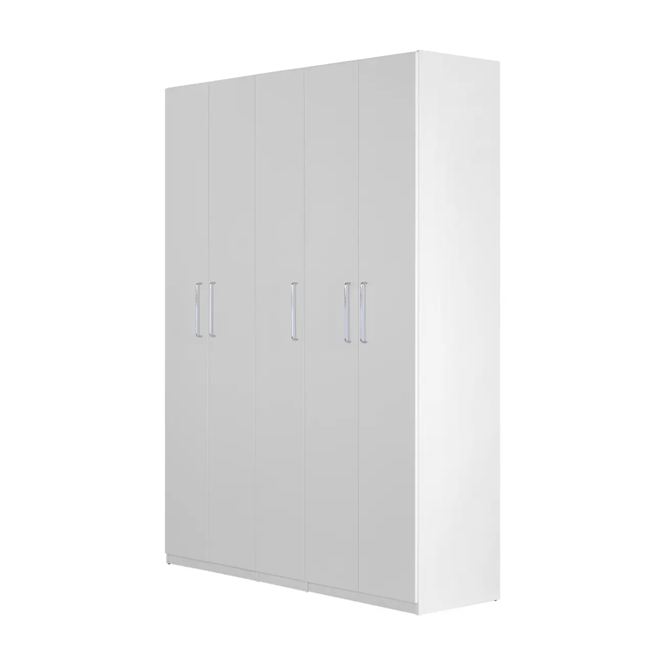 GUARDA-ROUPA DE CASAL 5 PORTAS 3 GAVETAS 35 MAXIMUS - BRANCO - Foto 2