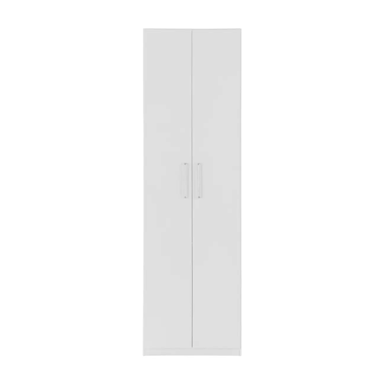GUARDA-ROUPA 2 PORTAS 3 GAVETAS 35 MAXIMUS - BRANCO - Foto 1