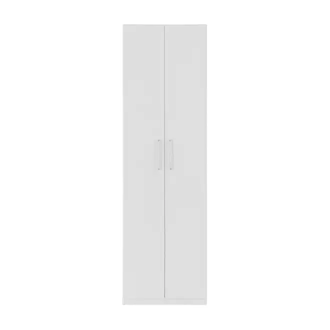GUARDA-ROUPA 2 PORTAS 3 GAVETAS 35 MAXIMUS - BRANCO - Foto 1