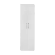 GUARDA-ROUPA 2 PORTAS 5 PRATELEIRAS 35 MAXIMUS - BRANCO - Foto 1